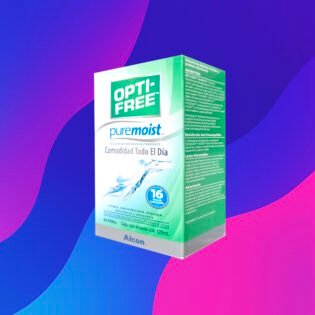 Opti-free Puremoist 120mL - Alcon - Solución Multipropósito y Liquido para lentes de contacto Blandos - lentesdecontacto360.com